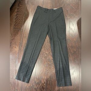 B by Brooks Brothers Big Boy Size 18R Dress Pant Black Gray Plaid NEW